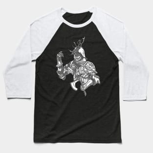 Stag Knight Baseball T-Shirt